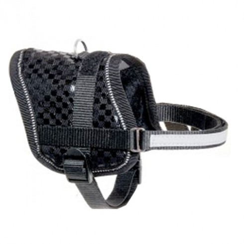 Harnais noir pour petit chien