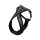 Harnais noir en nylon pour grand chien