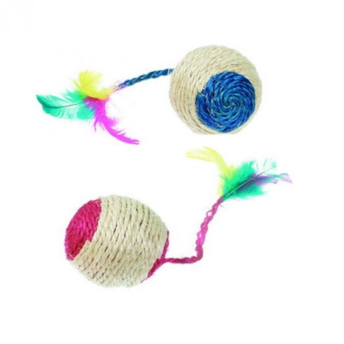 Balle pour chat en Sisal