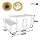 Poulailler Fort Cottage pour 5 poules pondeuses