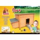 Poulailler Happy Hen en bois clair pour 3 à 4 poules pondeuses