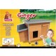 Poulailler Ginger en bois clair pour 2 à 4 poules pondeuses