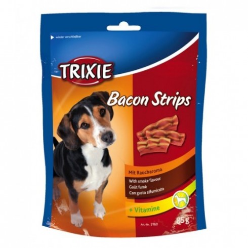 Gourmandises gout bacon pour chien