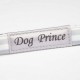 Collier Gris pour chien personnalisé avec son prénom Dog Prince