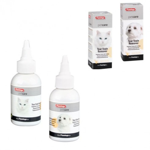 Solution pour traces de larmes chiens et chats