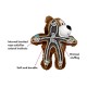 Jouet pour chien Kong Ours