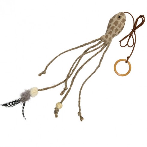 Jouet poisson avec élastique
