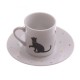Set de tasse expresso chat