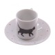 Set de tasse expresso chat