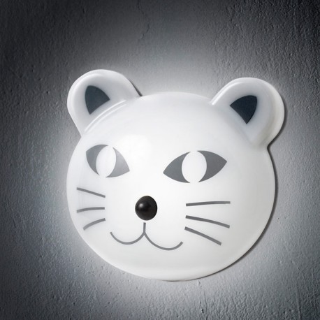 Lumière en forme de chat avec détecteur