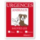 Stickers urgences animaux