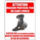 Stickers Attention Cane Corso