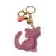 Porte clefs strass chien