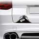 Stickers monstre noir