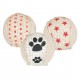 Lot de 3 balles en jute pour chat