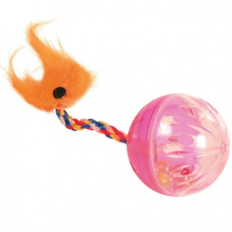 Balle pour chat en plastique