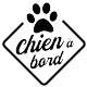 Stickers Chien à bord
