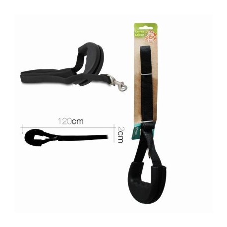 Laisse Noire pour chien 120cm*2cm