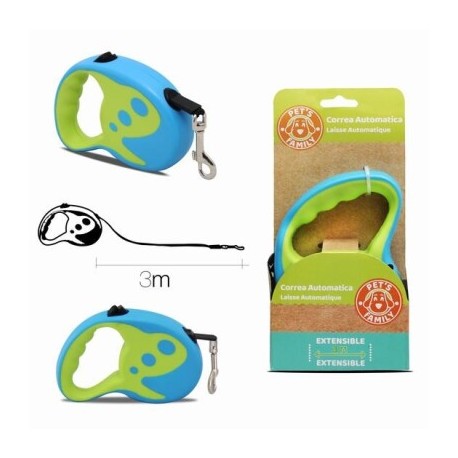 Mini laisse enrouleur petit chien personnalisé 3 mètres