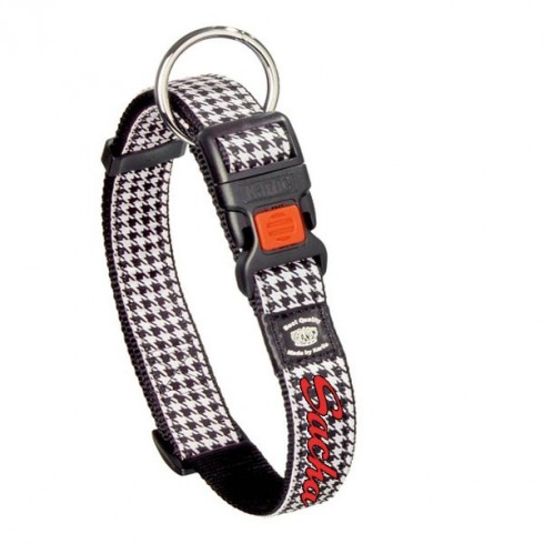Collier Pepita noir et blanc