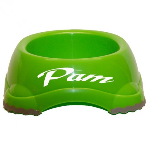 Ecuelle en plastique verte