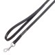 Laisse  chien cuir Vintage noir personnalisée