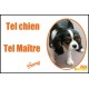 Plaque de rue personnalisée tel chien tel maitre