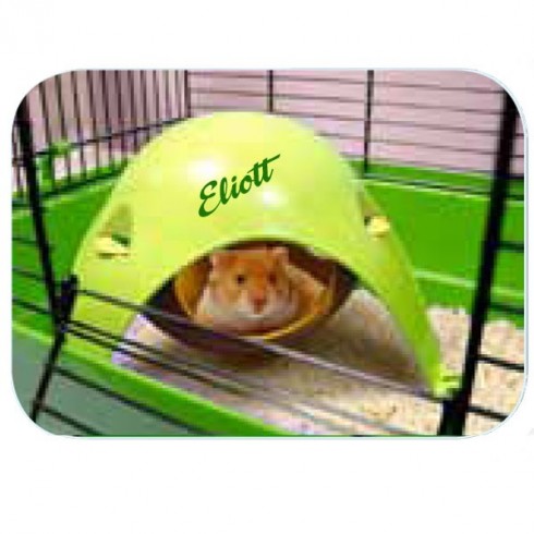 Maison pour Hamster personnalisée avec la prénom