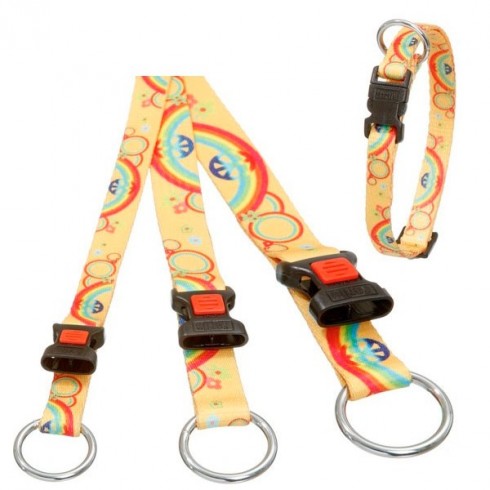 Collier pour chien psychédélique