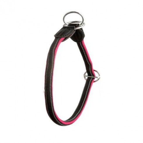 Collier étrangleur pour chien avec arrêt