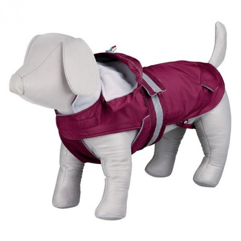 Manteau pour chienne rose foncé