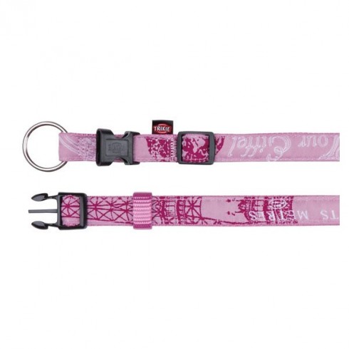 Collier pour chien Rose Paris