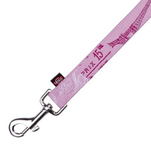 Laisse Rose pour chien Paris