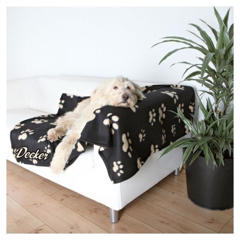 Couverture fibre polaire pour chien personnalisée